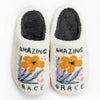 Christian Faith Quote Indoor Slippers