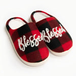 Christian Faith Quote Indoor Slippers