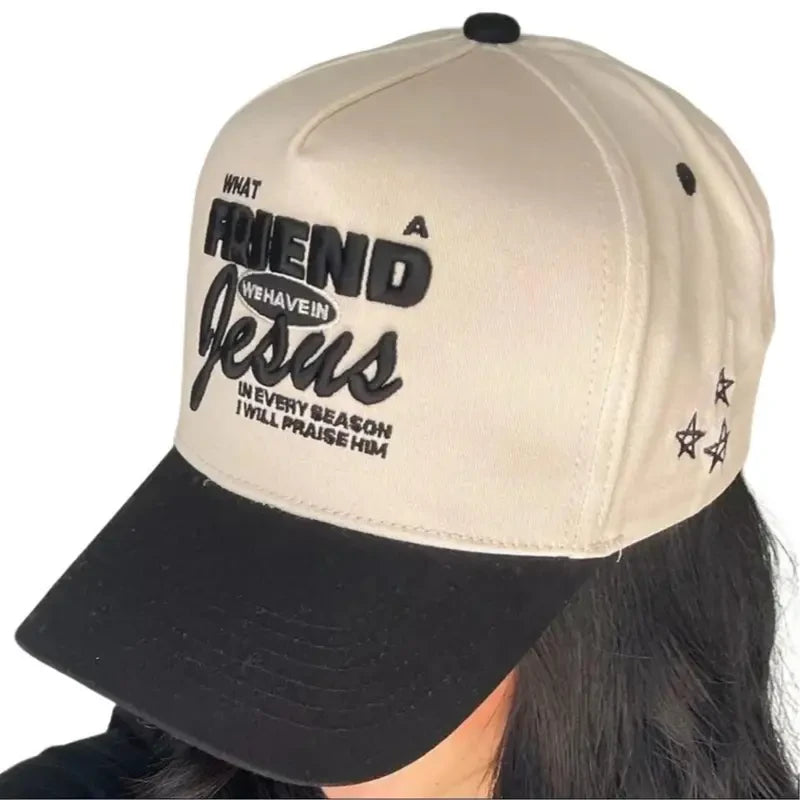 Friend in Jesus Vintage Trucker Hat