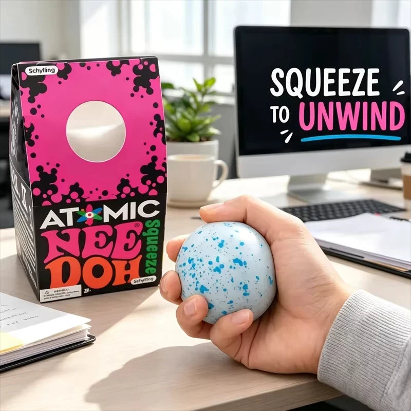 NeeDoh Snow Ball Crunch Squishy Fidget
