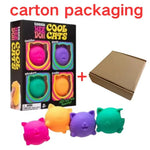 Rainbow Teenie Nee Doh Stress Ball Set