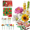 Christmas Flower Bouquet Building Blocks Advent Calendar