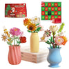 Christmas Flower Bouquet Building Blocks Advent Calendar