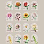 Christmas Flower Bouquet Building Blocks Advent Calendar