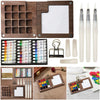 Portable Wooden Pocket Watercolor Set