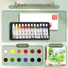 Portable Wooden Pocket Watercolor Set