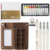 Portable Wooden Pocket Watercolor Set