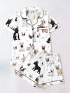 Sausage Dog Print Pajama Set