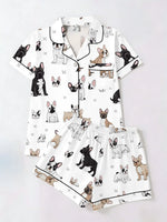 Sausage Dog Print Pajama Set