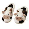 Plush Cow Indoor Slippers