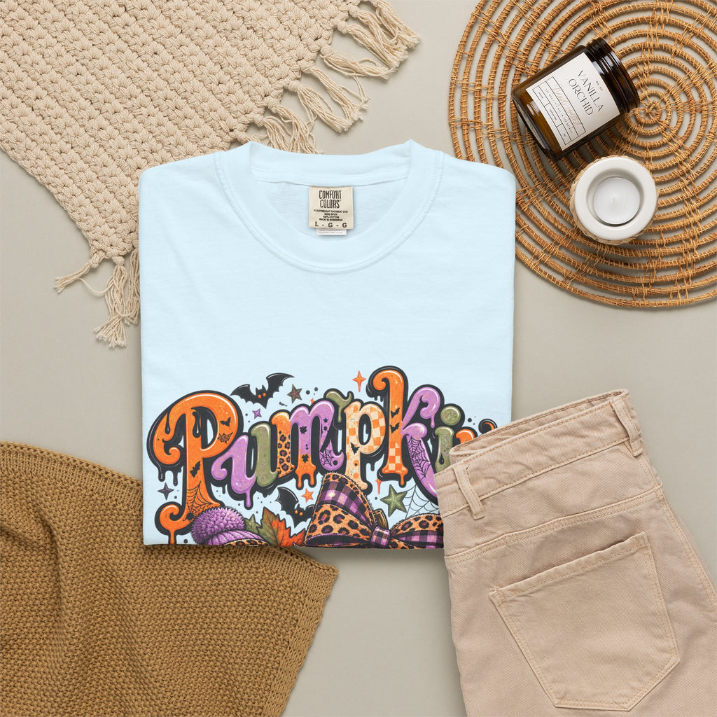 Pumpkin Season T-Shirt — Halloween Pumpkin & Ghost Fall Tee