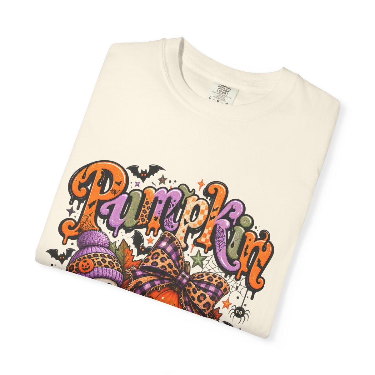 Pumpkin Season T-Shirt — Halloween Pumpkin & Ghost Fall Tee