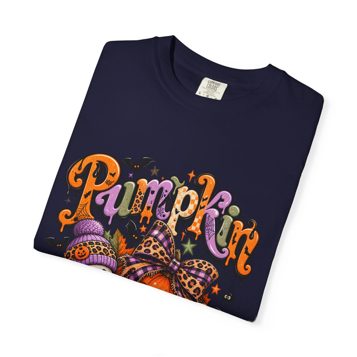 Pumpkin Season T-Shirt — Halloween Pumpkin & Ghost Fall Tee