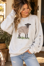 Ash Gray Graphic Sweatshirt